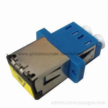 LC Fiber-optic Coupler with Dust Shutter